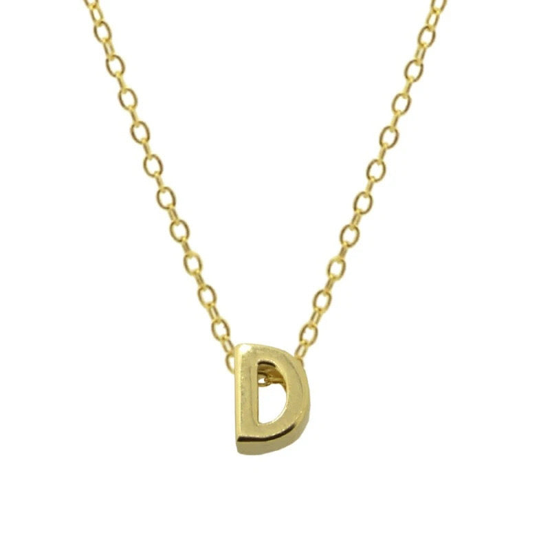 EDITH LETTER NECKLACE - GOLD