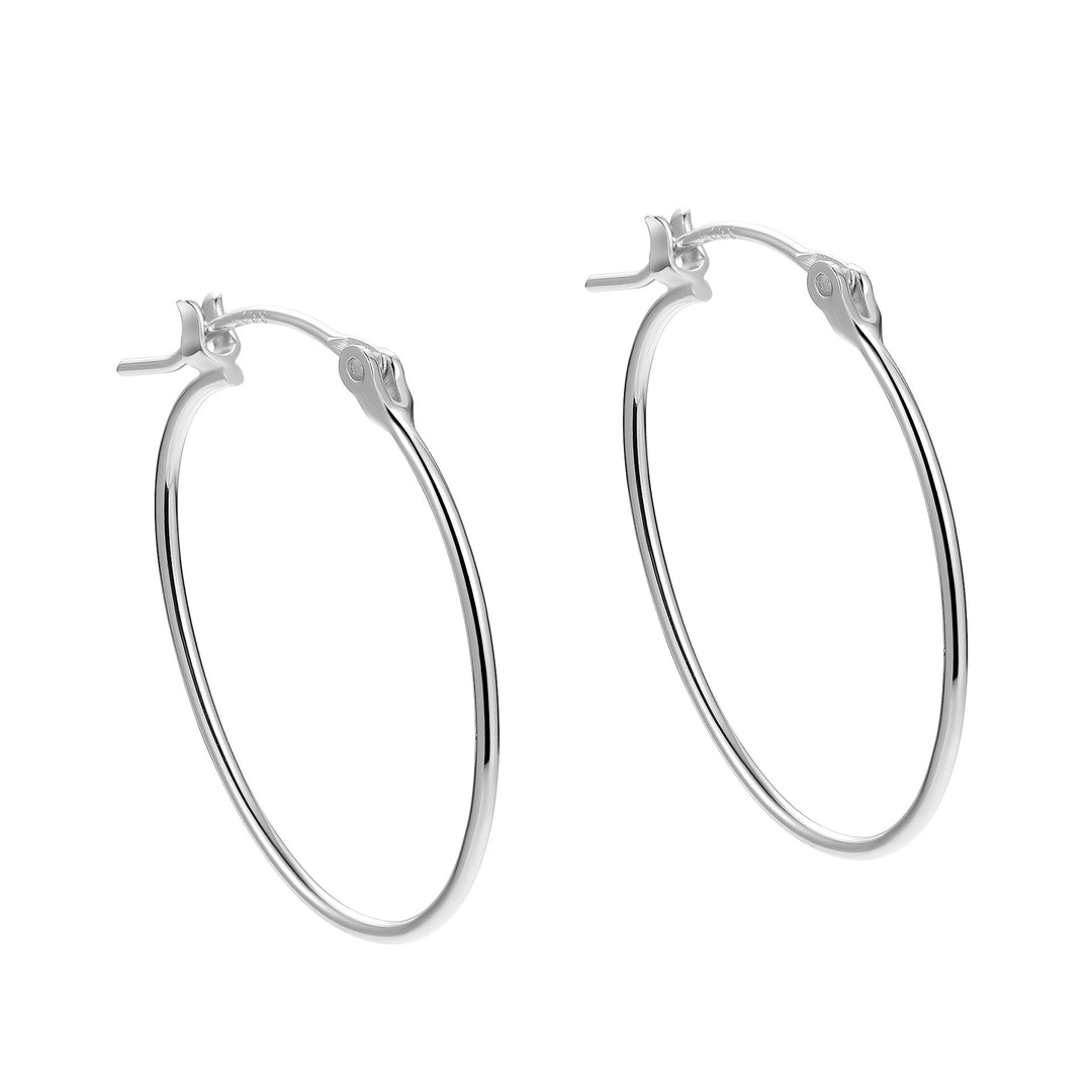 LILIAM HOOPS - SILVER