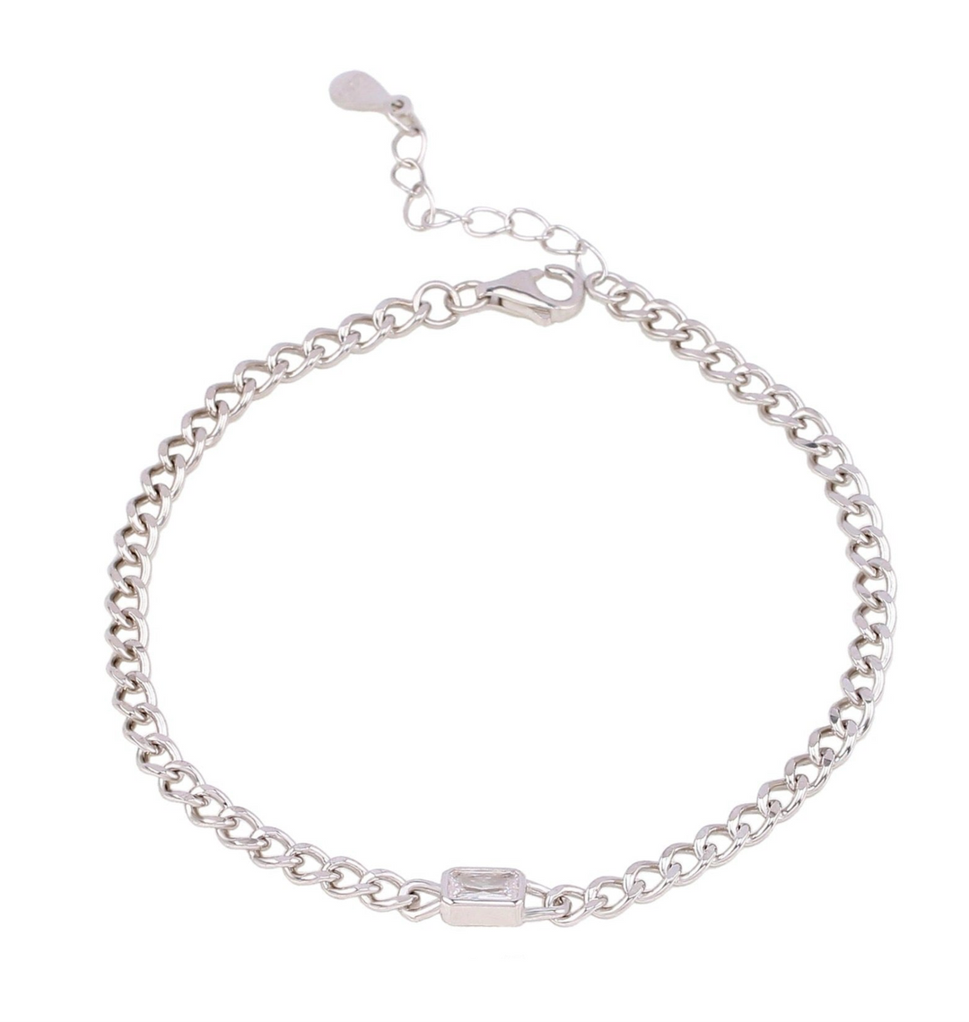 SUZANNE CHAIN BRACELET - SILVER