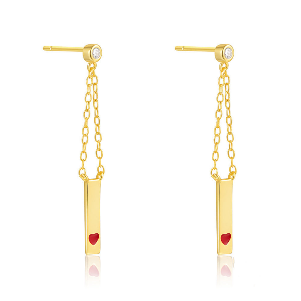 ZOVI STATEMENT EARRINGS - GOLD