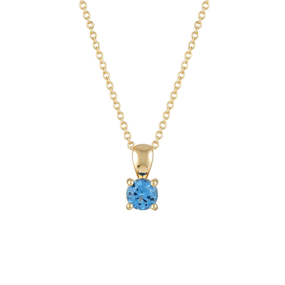 LYDIA BIRTHSTONE NECKLACE - GOLD