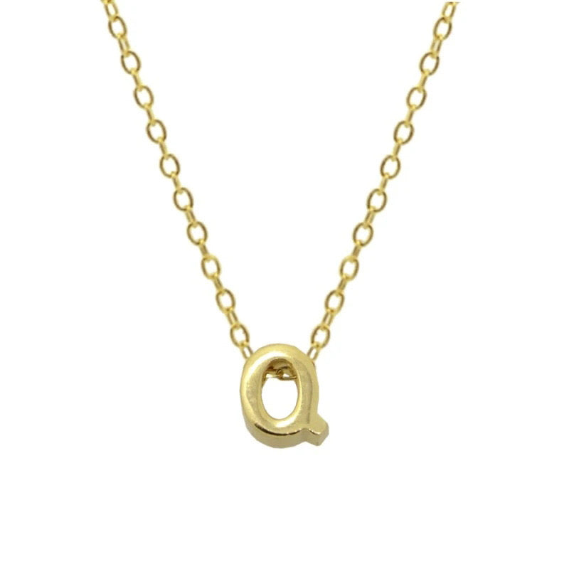 EDITH LETTER NECKLACE - GOLD