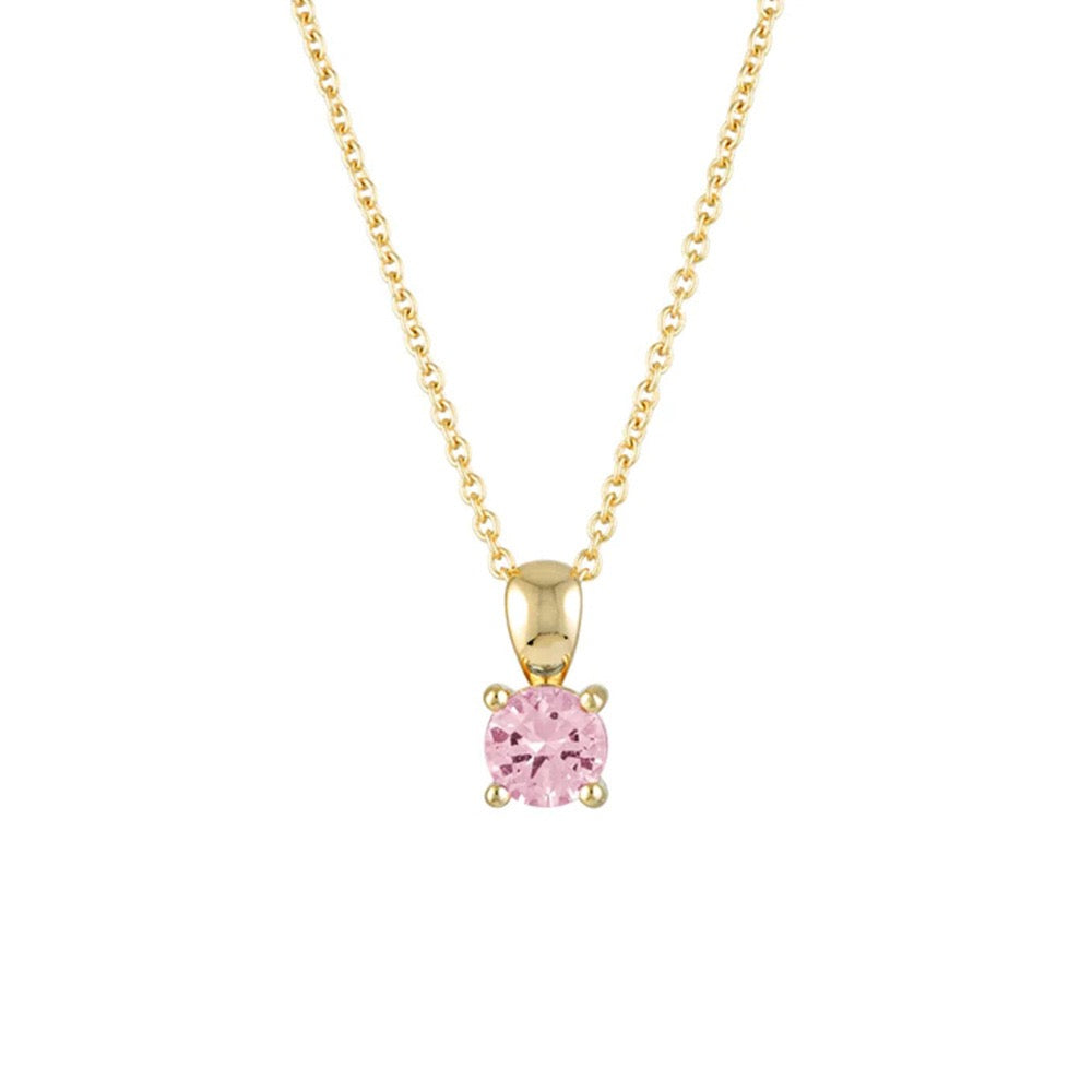 LYDIA BIRTHSTONE NECKLACE - GOLD