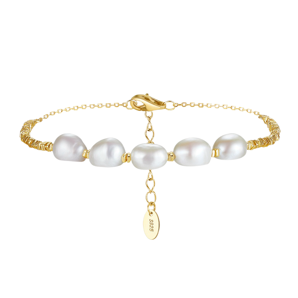 EMIER PEARL BRACELET - GOLD