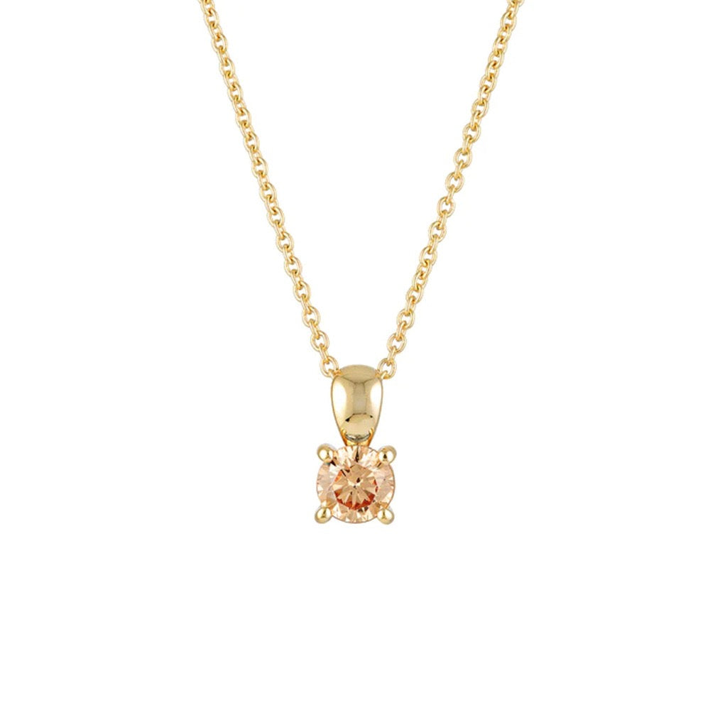 LYDIA BIRTHSTONE NECKLACE - GOLD