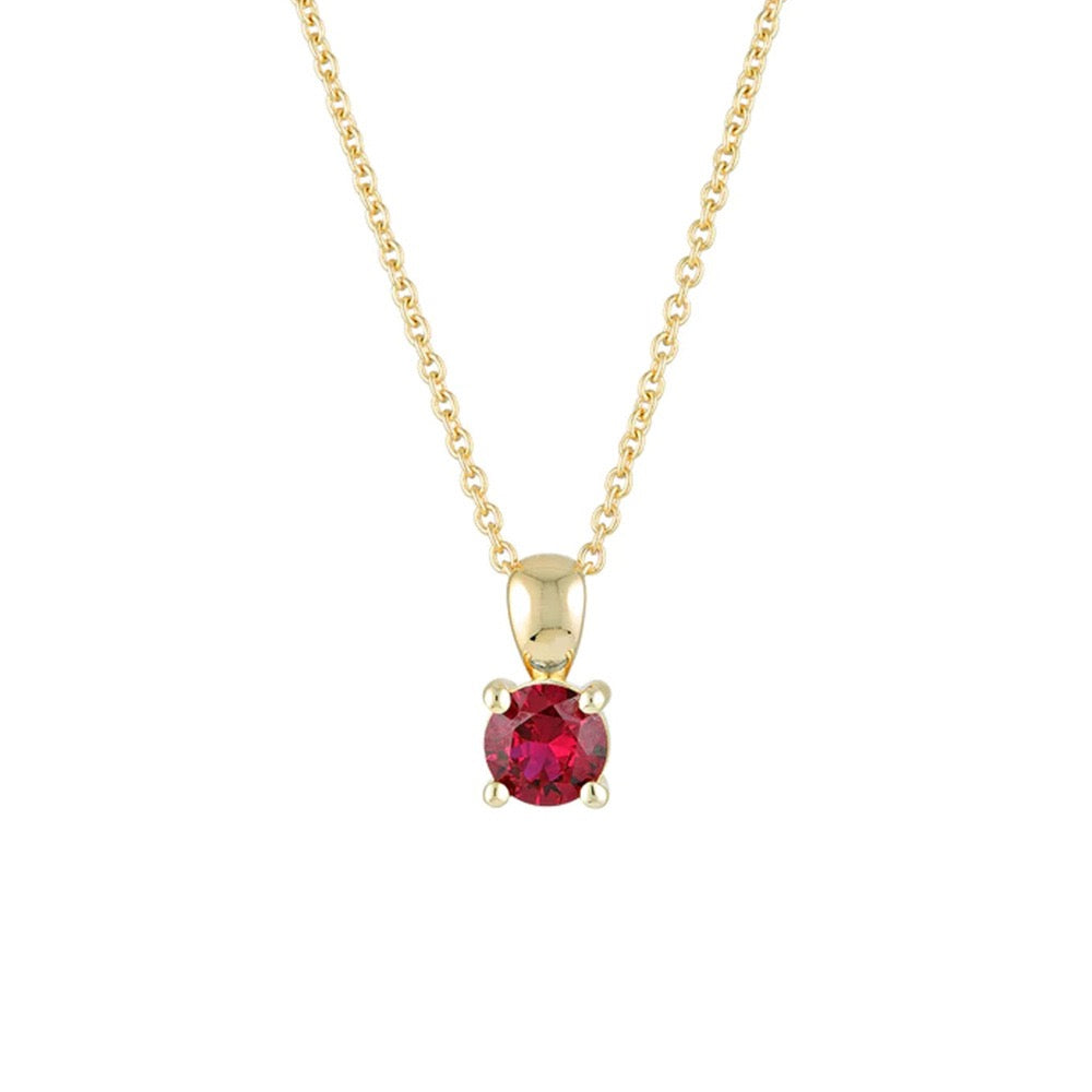 LYDIA BIRTHSTONE NECKLACE - GOLD