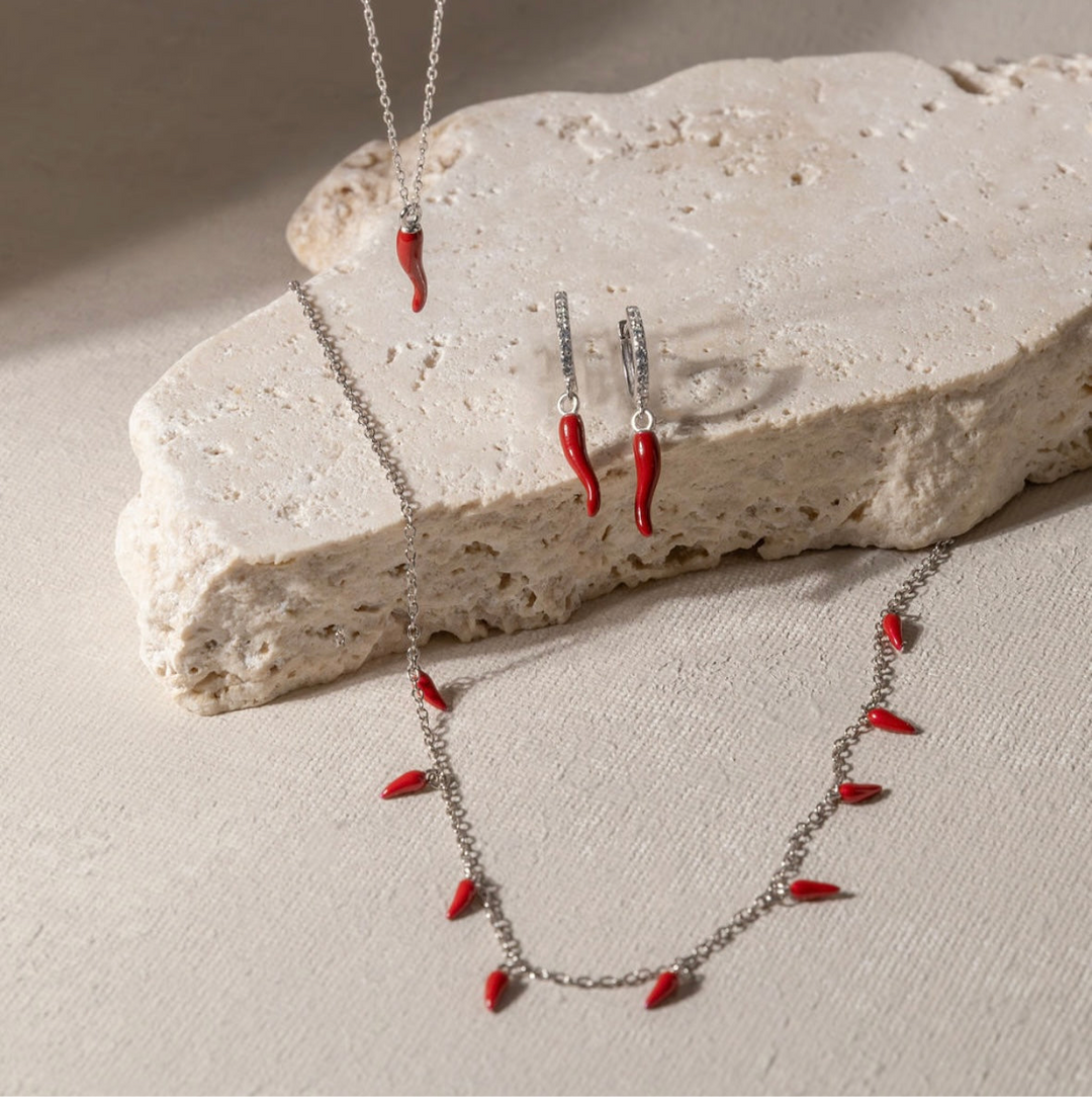 CHILI CHAIN NECKLACE - SILVER