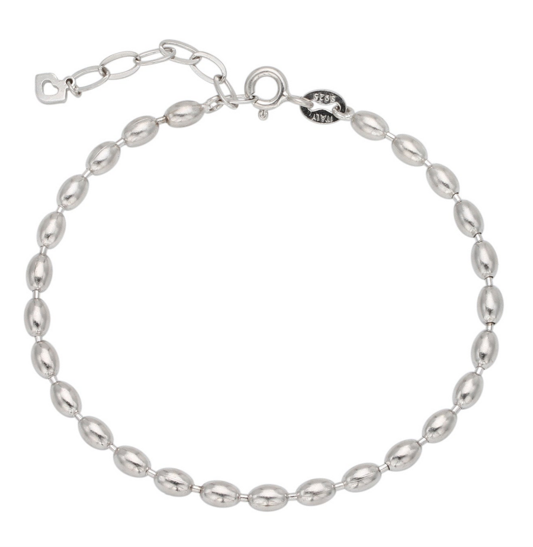 HELENE BEADS BRACELET - SILVER