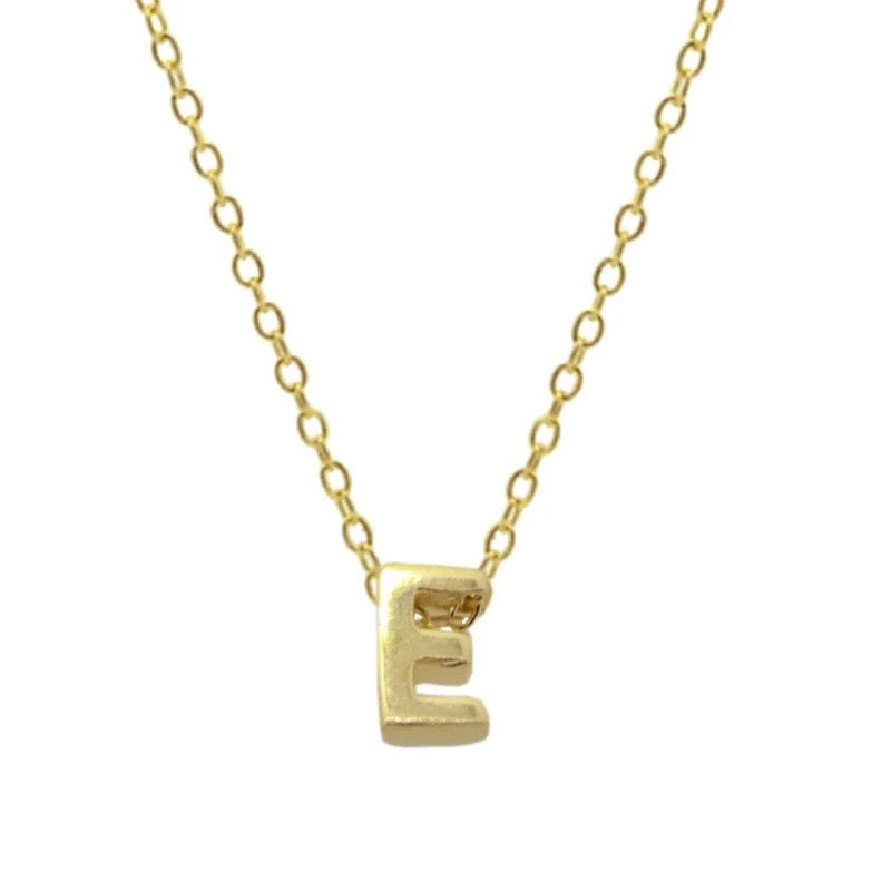 EDITH LETTER NECKLACE - GOLD