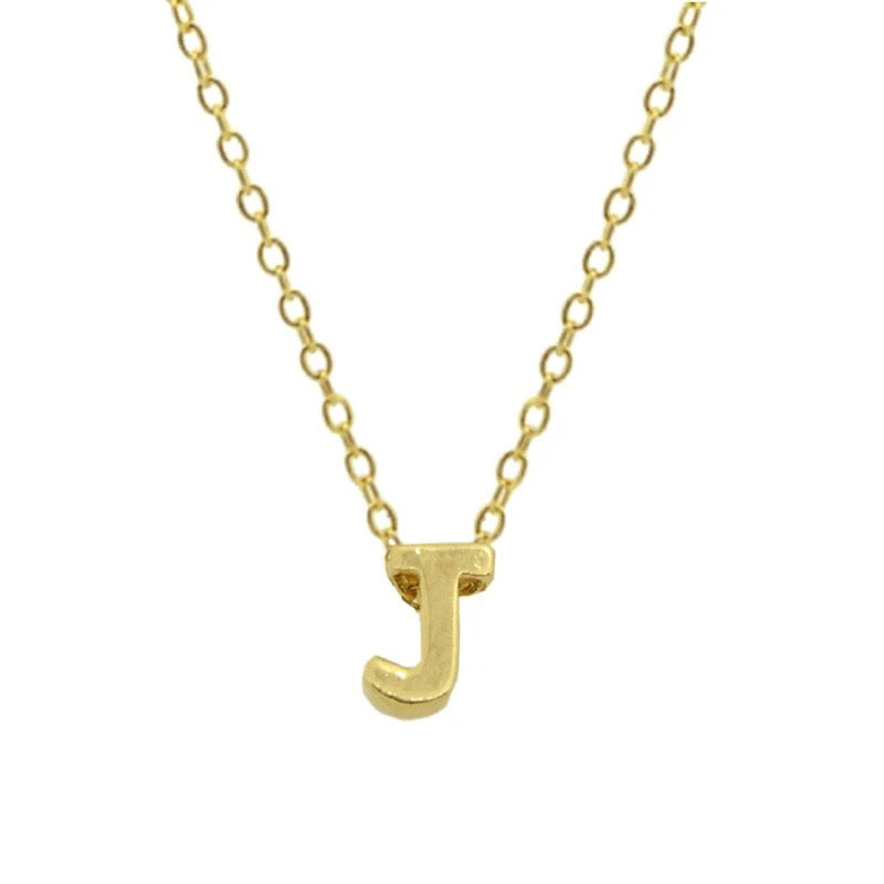 EDITH LETTER NECKLACE - GOLD