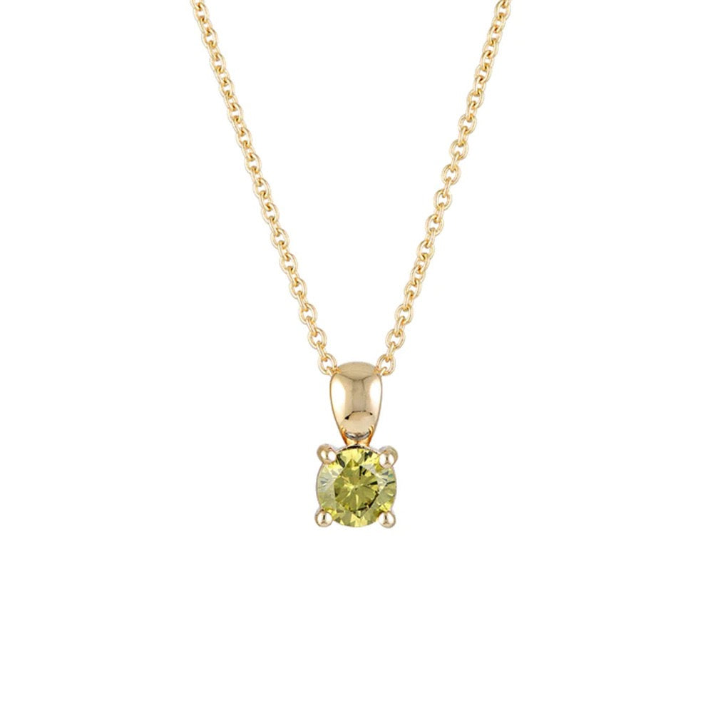 LYDIA BIRTHSTONE NECKLACE - GOLD