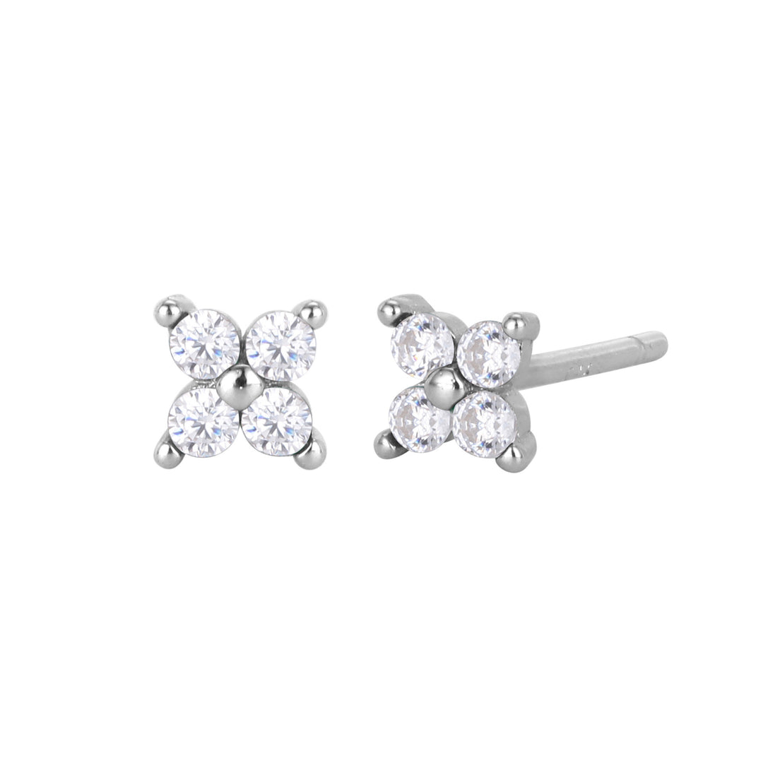 ESTELLA EAR STUDS - SILVER