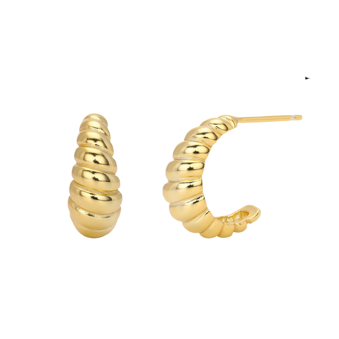 ELLE HOOPS - GOLD