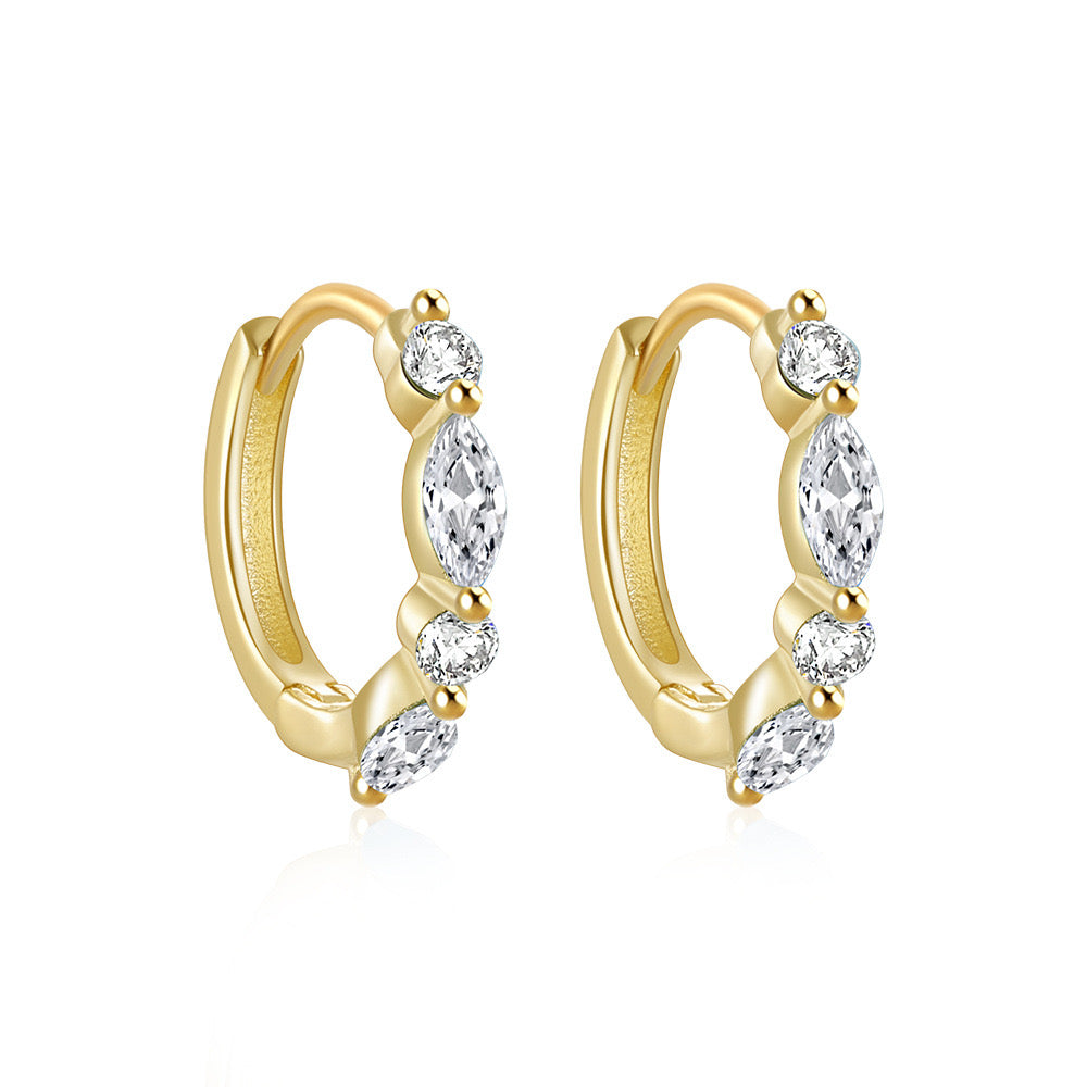 DELLA CLUSTER EARRINGS - GOLD