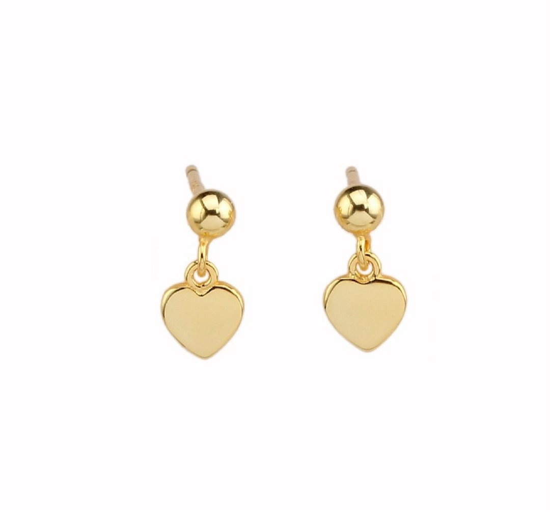 REINY EAR STUDS EARRINGS - GOLD