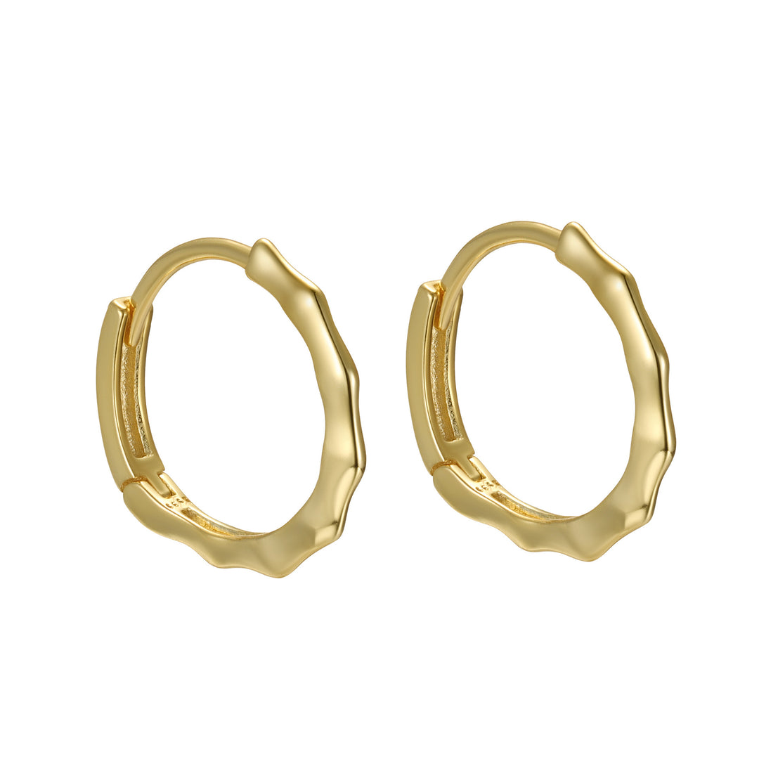 ELLA EAR HOOPS EARRINGS - GOLD