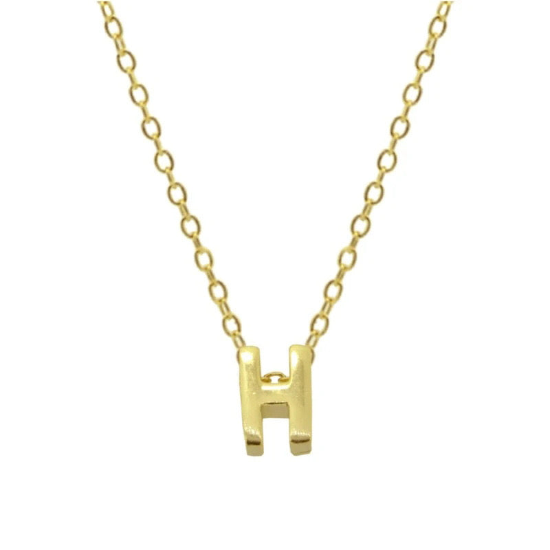 EDITH LETTER NECKLACE - GOLD