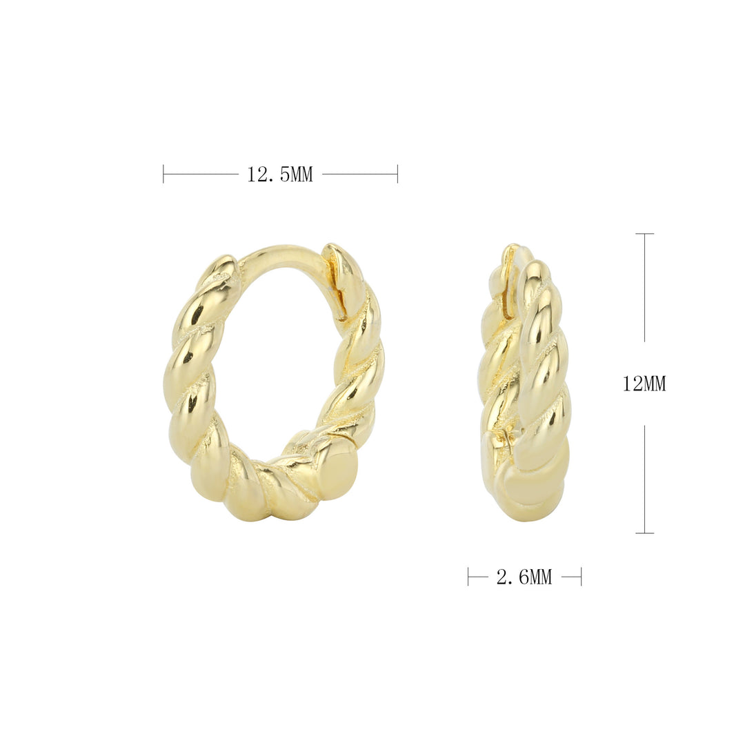 LEONIE HOOPS - GOLD