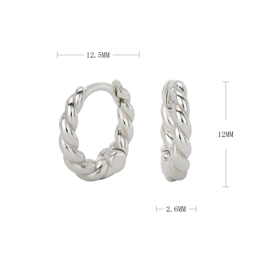 LEONIE HOOPS - SILVER