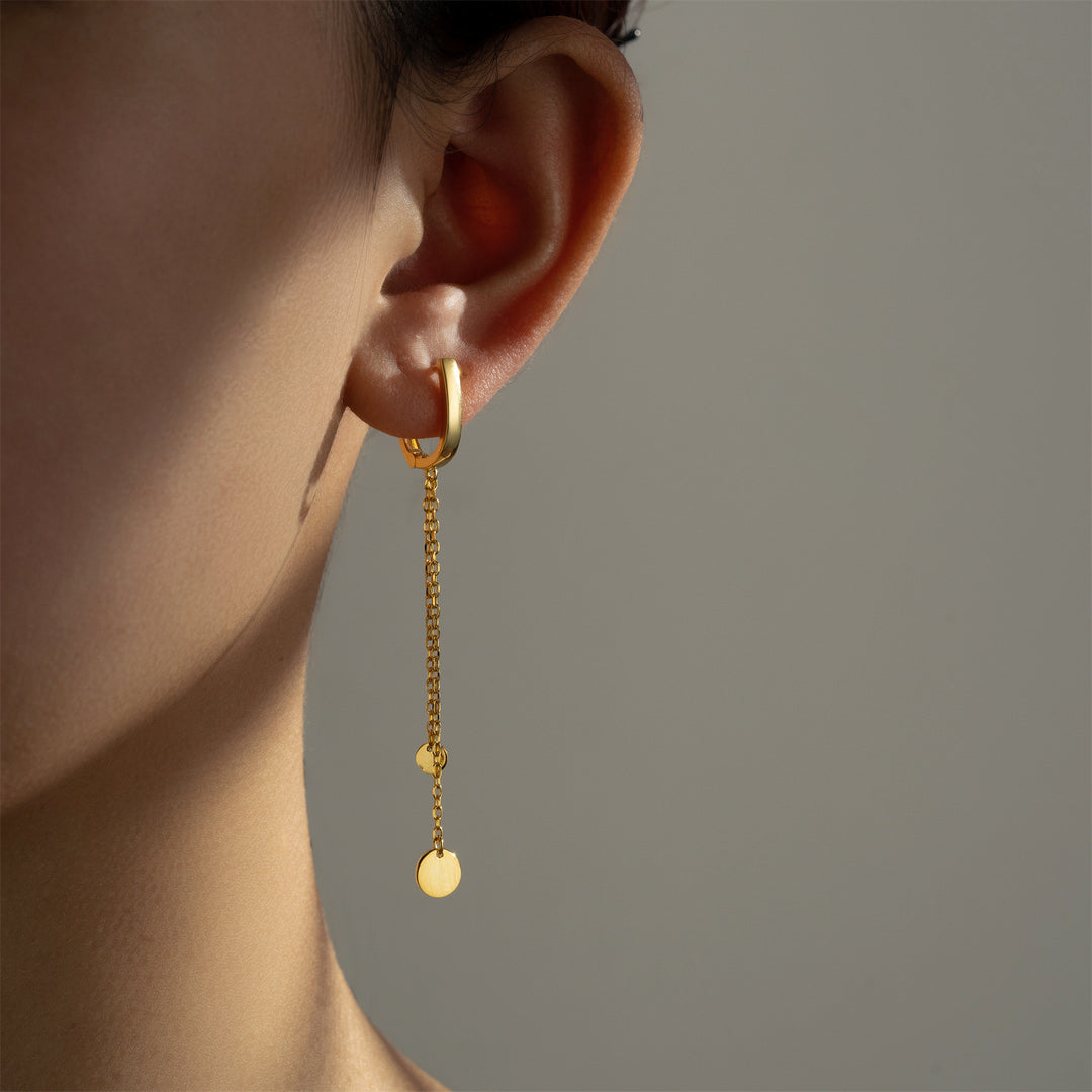 DENISE STATEMENT EARRINGS - GOLD