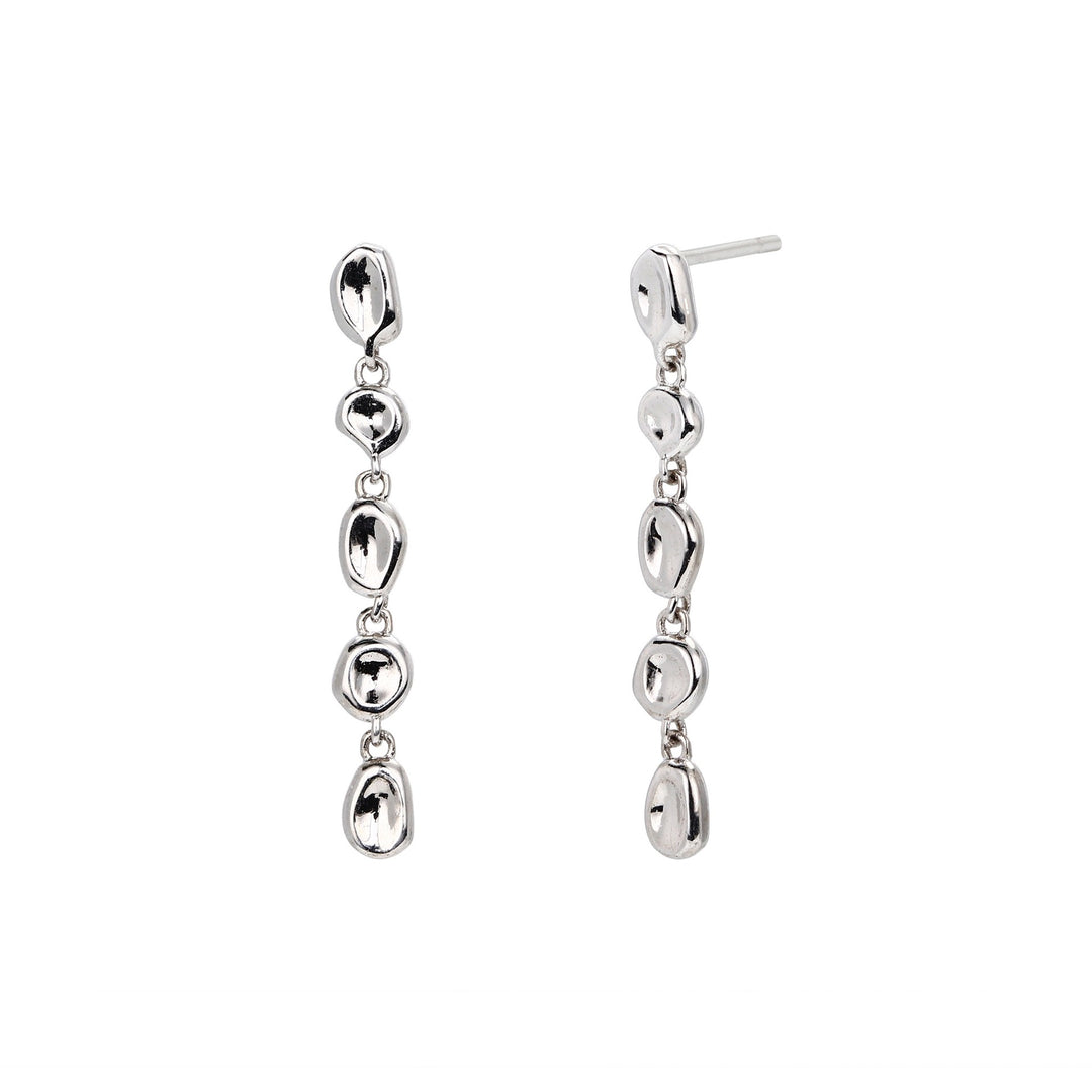 ZANA STATEMENT EARRINGS - SILVER