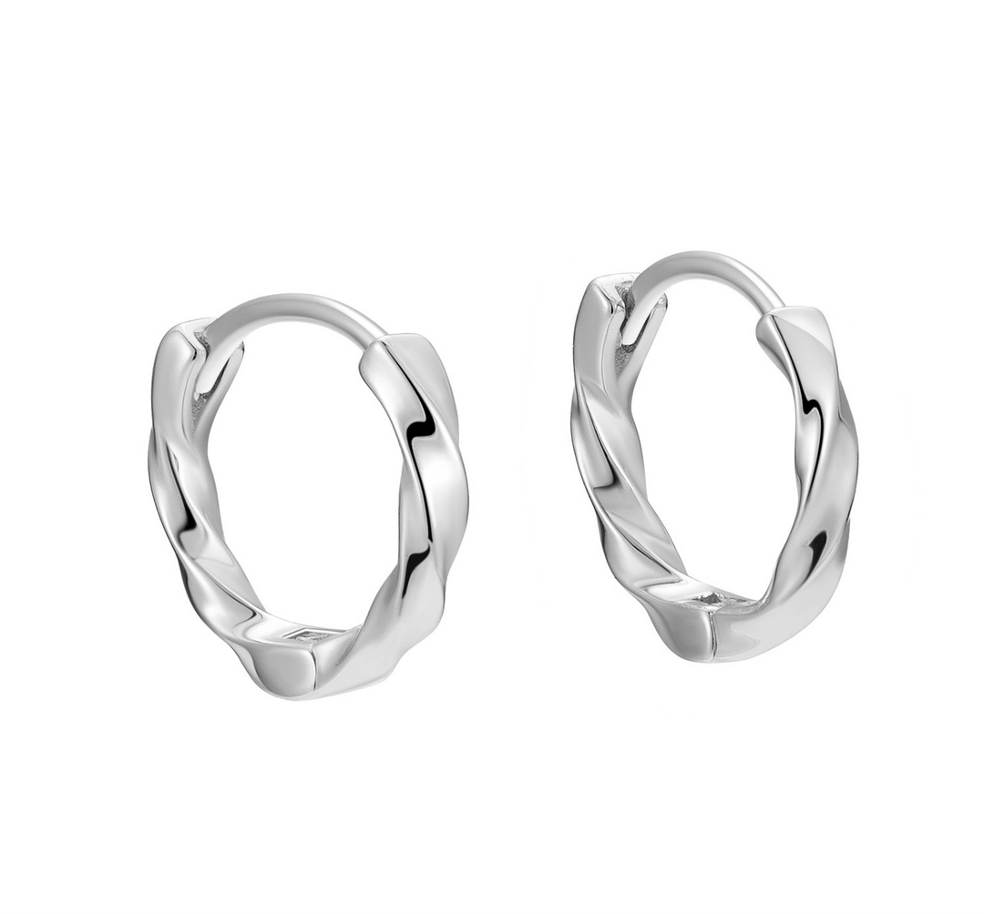 VERONIQUE HOOPS - SILVER