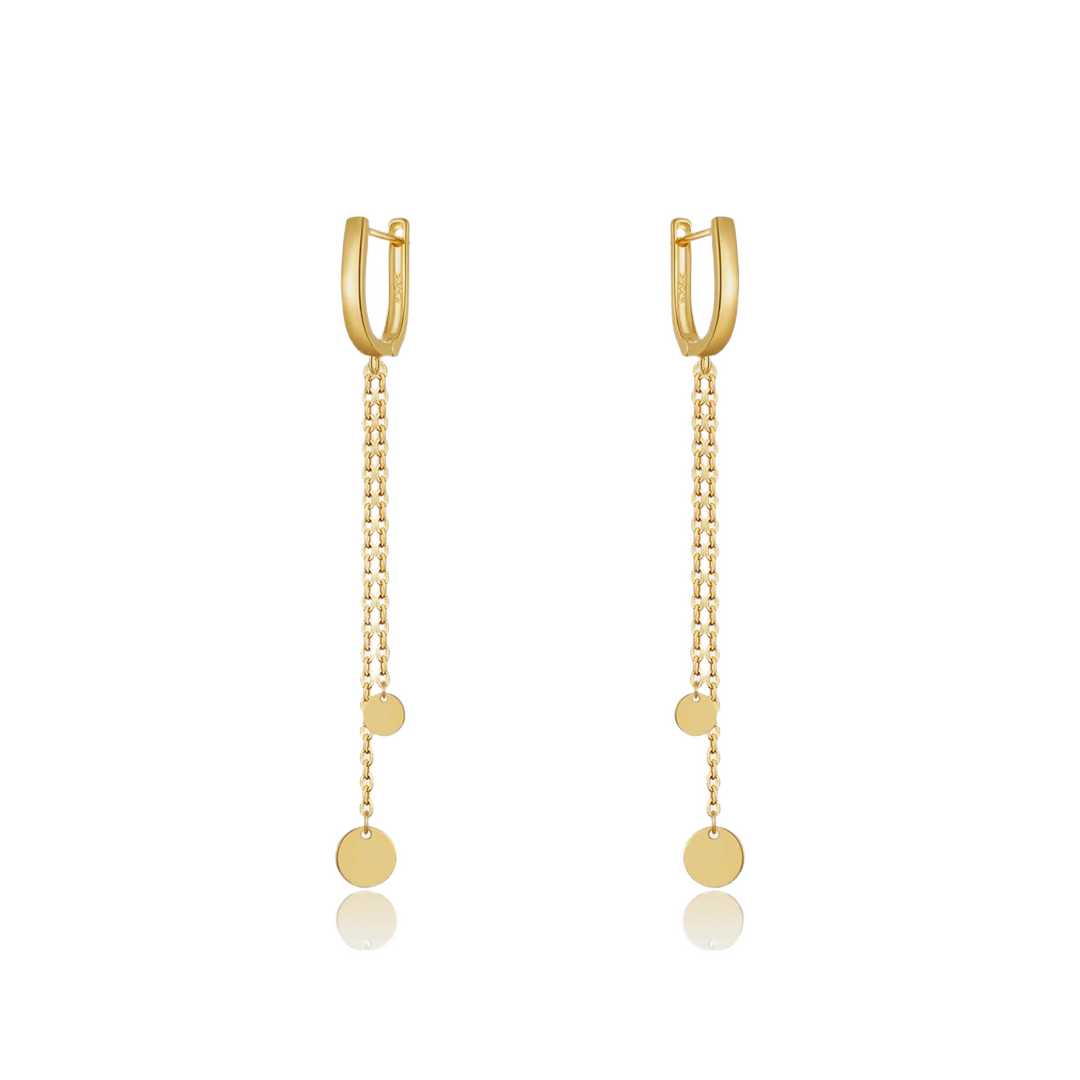 DENISE STATEMENT EARRINGS - GOLD