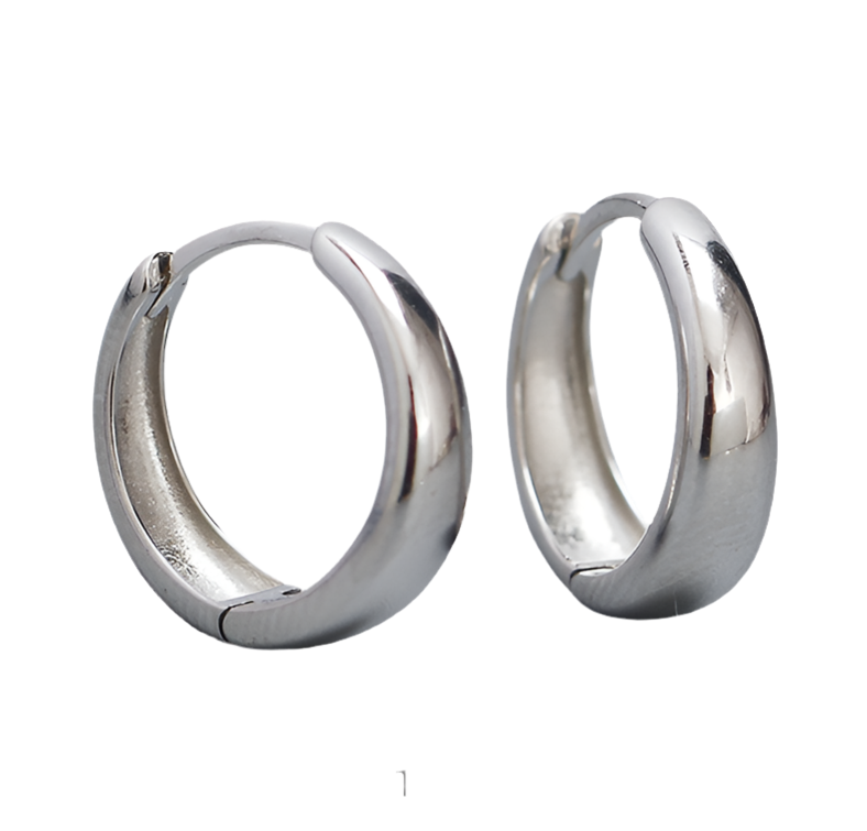 MAXIME HOOPS - SILVER