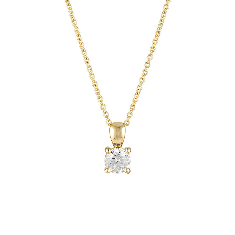 LYDIA BIRTHSTONE NECKLACE - GOLD