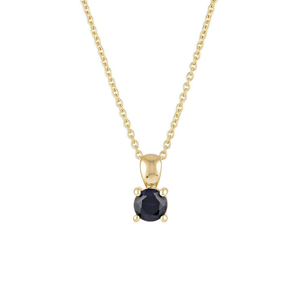 LYDIA BIRTHSTONE NECKLACE - GOLD