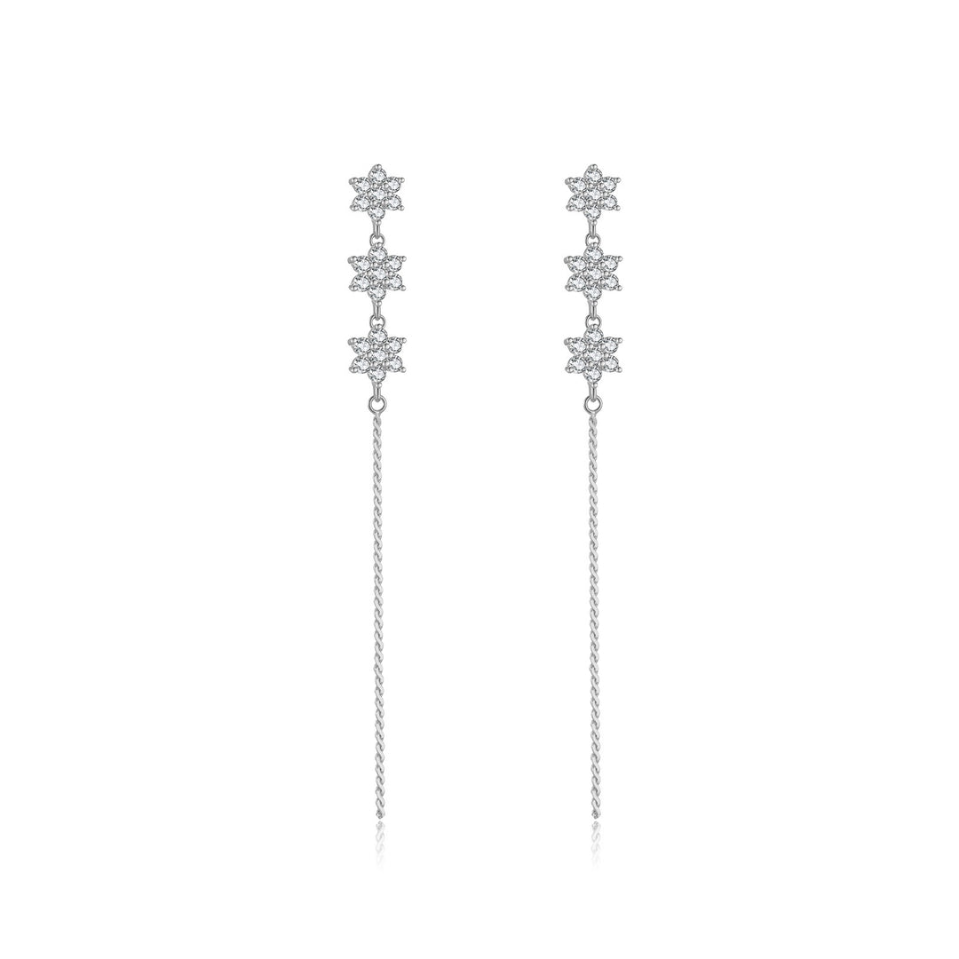 CHERRY EARRINGS - SILVER