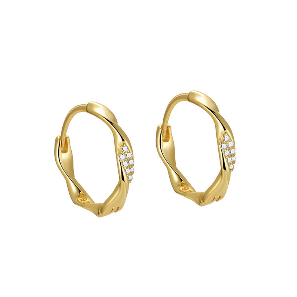 CLAUDY HOOPS - GOLD