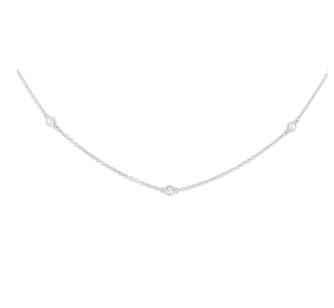 HELENA CHAIN NECKLACE - SILVER