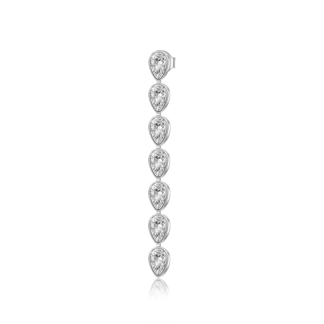 NATALIE STATEMENT EARRINGS - SILVER