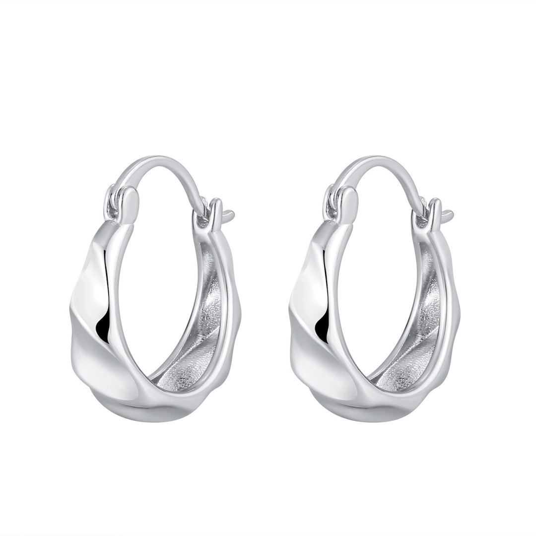 ALEXANDRA HOOPS - SILVER