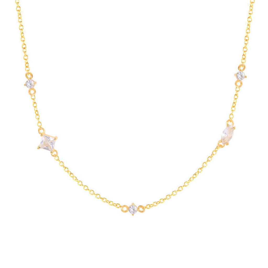 NURIA CHAIN NECKLACE - GOLD