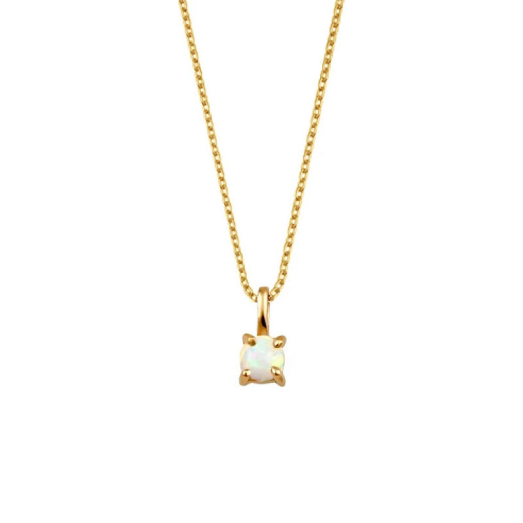 ANGILIQUE OPAL NECKLACE - GOLD