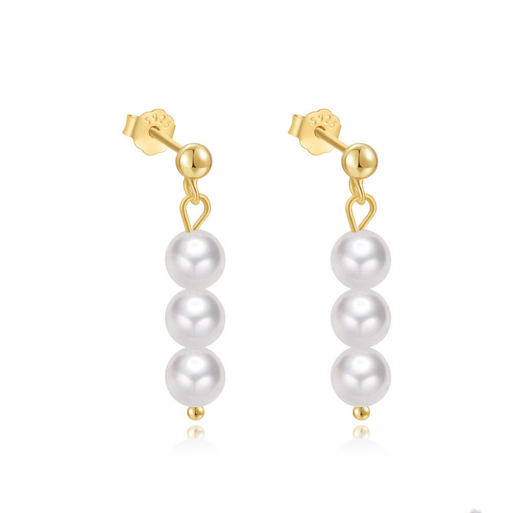 LUZ PEARL EAR  - GOLD