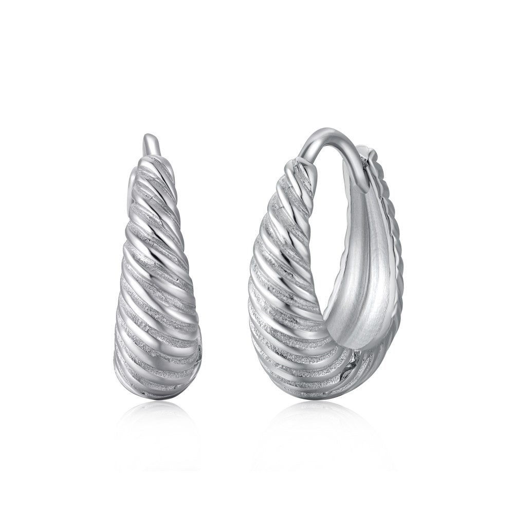 LIAM HOOPS - SILVER